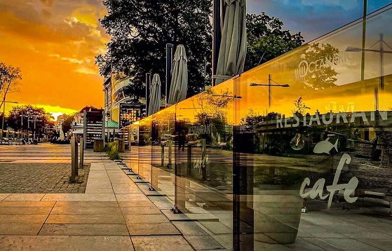 Terrasbanners en -afscheidingen